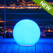 Bola Multicor Luminosa com ficha -  60 cm